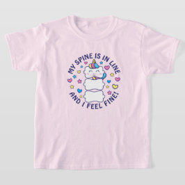 Verticorn™ My Spine is in Line Chiropractive Kinde T-shirt