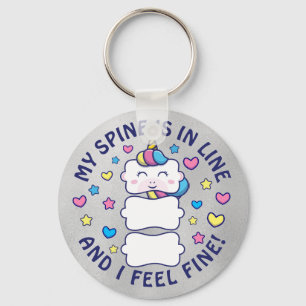 Verticorn™ My Spine is in Line Chiropractive Sleutelhanger