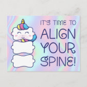 Verticorn™ Pediatrische Chiropraktijk Recall Brief Briefkaart (Voorkant)