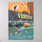 VERTIGO (1958) - MOVIE POSTER (Voorkant)