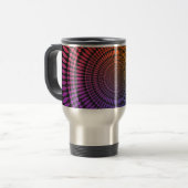 Vertigo: Abstract ontwerp: Travel Mug Reisbeker (Voorkant links)