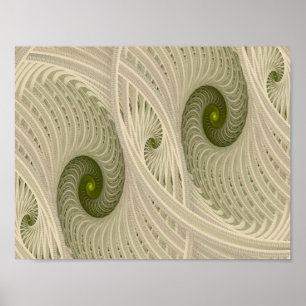 Vertigo Abstract Spiral Poster