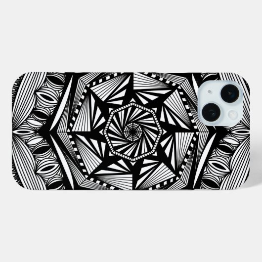 Vertigo mandala Case-Mate iPhone case (Achterkant (horizontaal))