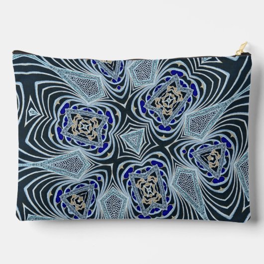 Vertigo zwart/blauw ontwerp etui (Achterkant)