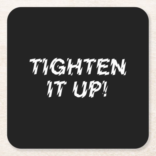 VERTIJD HET! KARTONNEN ONDERZETTERS (Voorkant)