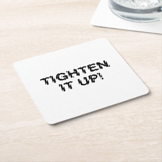 VERTIJD HET! KARTONNEN ONDERZETTERS (Schuin)