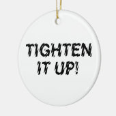 VERTIJD HET! KERAMISCH ORNAMENT (Links)