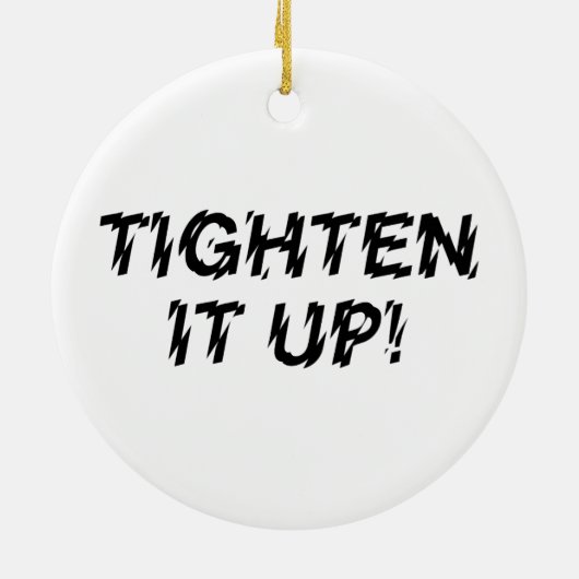 VERTIJD HET! KERAMISCH ORNAMENT (Achterkant)