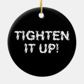 VERTIJD HET! KERAMISCH ORNAMENT (Achterkant)