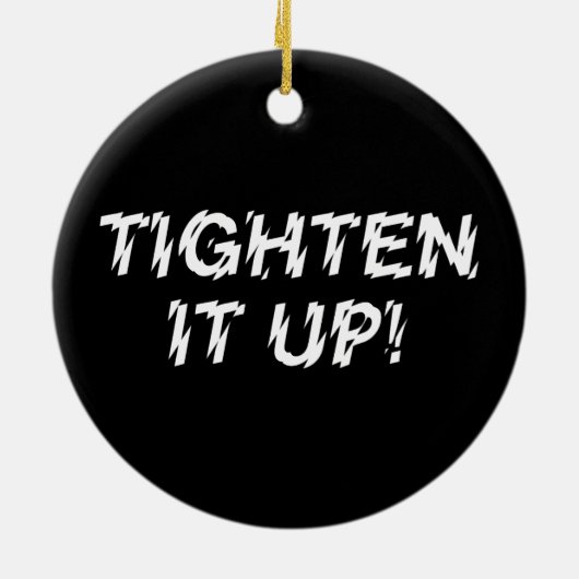 VERTIJD HET! KERAMISCH ORNAMENT (Achterkant)