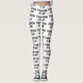 VERTIJD HET! LEGGINGS (Voorkant)