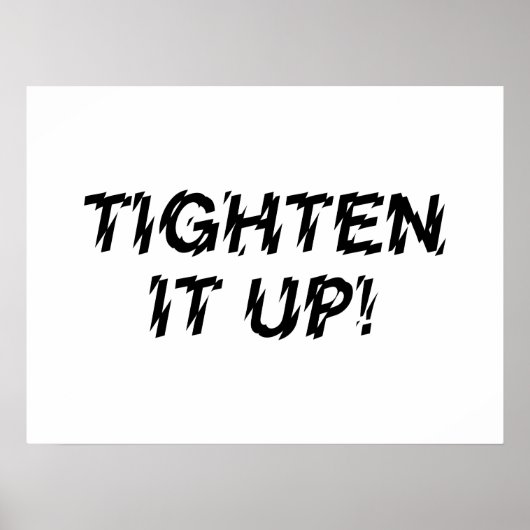 VERTIJD HET! POSTER (Voorkant)