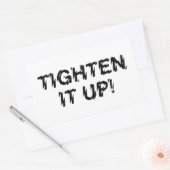 VERTIJD HET! RECHTHOEKIGE STICKER (Envelop)