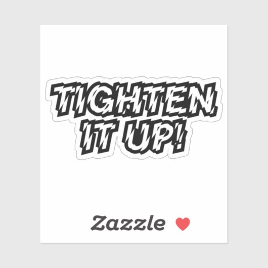 VERTIJD HET! STICKER (Vel)