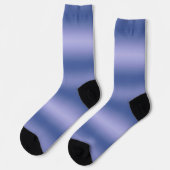 vertikale ombergradiënt met blauwe strepen sokken (Links)