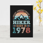 Vertochtster geboren in 1978 50e verjaardag van de kaart (Gele Bloem)