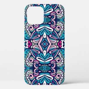 Vertogen etnische patroon. Abstracte geometrische Case-Mate iPhone Case