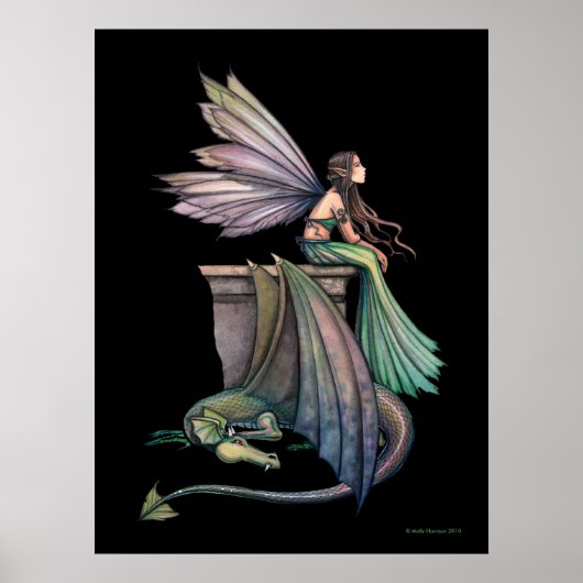 Vertogen groot Poster van Molly Harrison (Voorkant)