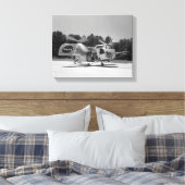 Vertol VZ-2 (model 76) Canvas Afdruk (Insitu (Slaapkamer))