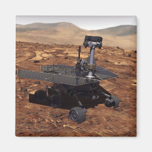 Vertolking van Mars Rover 2 door kunstenaars Magneet