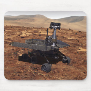 Vertolking van Mars Rover 2 door kunstenaars Muismat