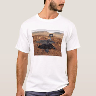 Vertolking van Mars Rover 2 door kunstenaars T-shirt