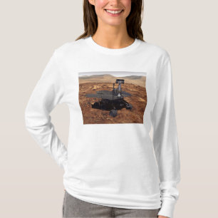 Vertolking van Mars Rover 2 door kunstenaars T-shirt