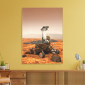 Vertolking van Mars Rover door kunstenaars Canvas Afdruk (Insitu (Woonkamer))
