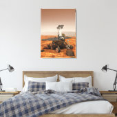 Vertolking van Mars Rover door kunstenaars Canvas Afdruk (Insitu (Slaapkamer))