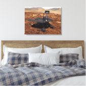 Vertolking van Mars Rover door kunstenaars Canvas Afdruk (Insitu (Slaapkamer))