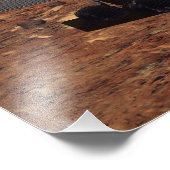 Vertolking van Mars Rover door kunstenaars Foto Afdruk (Hoek)