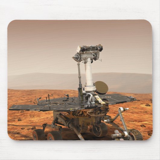 Vertolking van Mars Rover door kunstenaars Muismat (Voorkant)