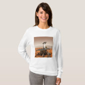 Vertolking van Mars Rover door kunstenaars T-shirt (Voorkant volledig)