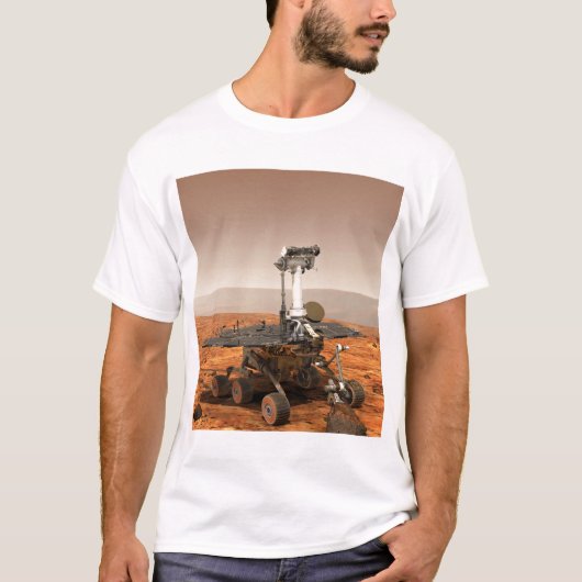 Vertolking van Mars Rover door kunstenaars T-shirt (Voorkant)