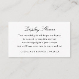 Vertoning: aangepaste kleuren zwart en wit informatiekaartje