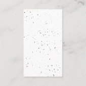 Vertoning met juwelen van schildpad-poolpunt visitekaartje (Achterkant)