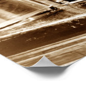 Vertoning van apothekerflessen die drugs bevatten poster (Hoek)