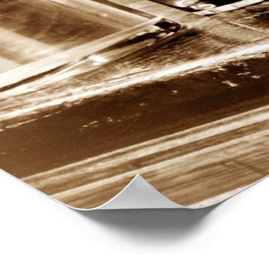 Vertoning van apothekerflessen die drugs bevatten poster (Hoek)