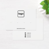 Vertoning voor horizontale vier verouderingssets L Visitekaartje (Bureau)