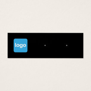 Vertoningskaart voor Logo met zwarte oorbel toevoe Mini Visitekaartjes