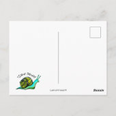 Vertraag ansichtkaart briefkaart (Achterkant)