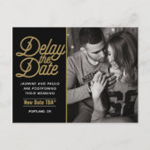 Vertraag de Datum die de Moderne Fotokaart van het Briefkaart (Voorkant)