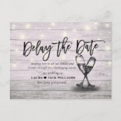 Vertraag de Datum Uitstel van de Uitstel van het h Aankondigingskaart (Voorkant)