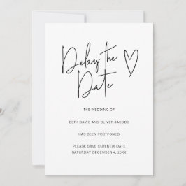 Vertraag de Verandering van de Datum Eenvoudige Ui Save The Date