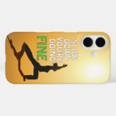 Vertraag je met het doen van goede Motivatie yoga Case-Mate iPhone Case (Achterkant (horizontaal))