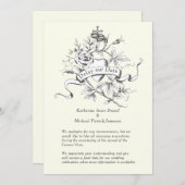 Vertraag ons huwelijkshuwelijk kaart (Voorkant / Achterkant)