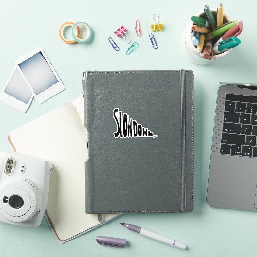 Vertraag Sticker (iPad Cover)