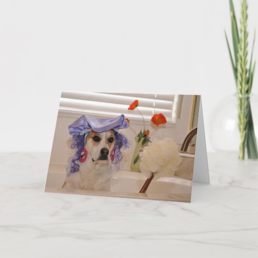 Vertraagde humoristische verjaardagskaart kaart (Voorkant)