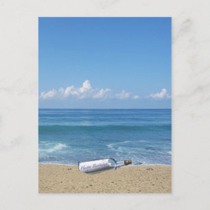 Vertraagde verjaardagswensen briefkaart