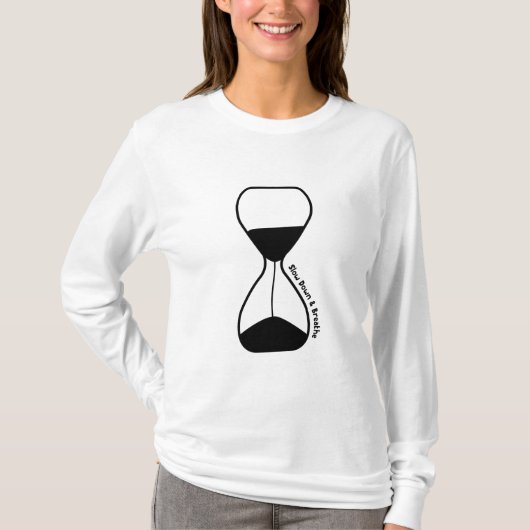 Vertragen en ademen - zelfzorg t-shirt (Voorkant)